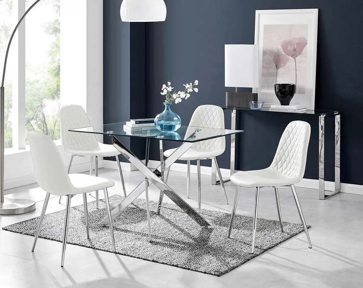Ebay glass dining table deals