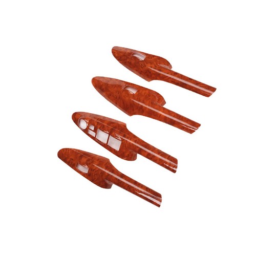 For Hyundai Tucson 05-09 Wood Grain Peach Glass Window Lifting Panel Decoration - Picture 2 of 8