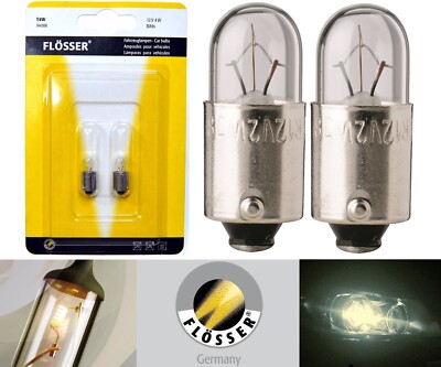 Flosser T4W 4W Stock 94088 Two Bulbs Tail Parking Light Replacement Stock Lamp