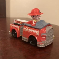 Paw Patrol Marshall Fire Truck DecoPac Cake Topper 2" x 3" Preowned Please Read
