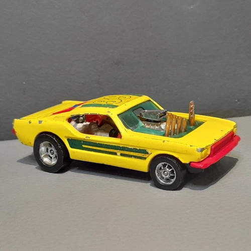 Retro Vintage Ford Mustang Dragster Organ Grinder Corgi Whizzwheels Metal 1970s