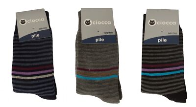 Kurze Herrensocken CIOCCA niedrige Socken aus warmem Fleece Artikel 660/1 FLEECE
