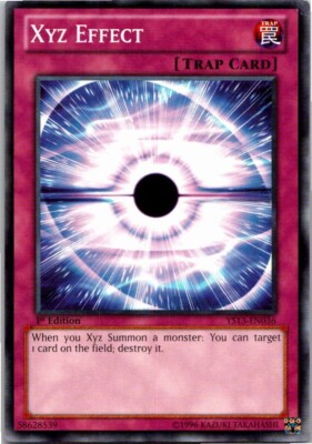 Yugioh Yu-Gi-Oh Xyz Effect YS13-EN036 1st Edition V for Victory