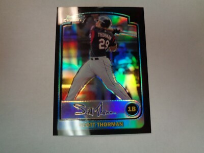 2004 Bowman Chrome Draft Prospect Refractor Scott Thorman Card #BDP160