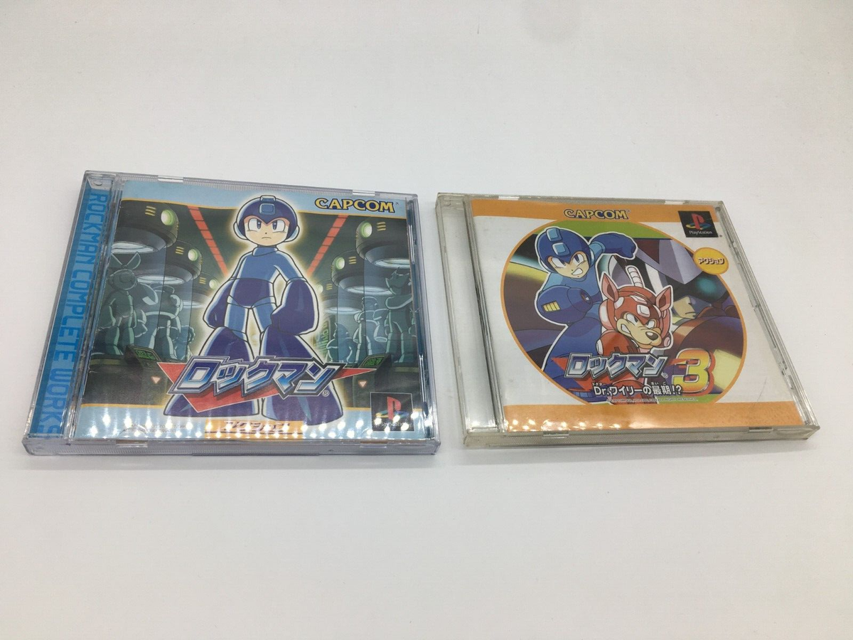 Rock Man Mega Man 1 & 3 Sony PS1 JAPAN Original | eBay