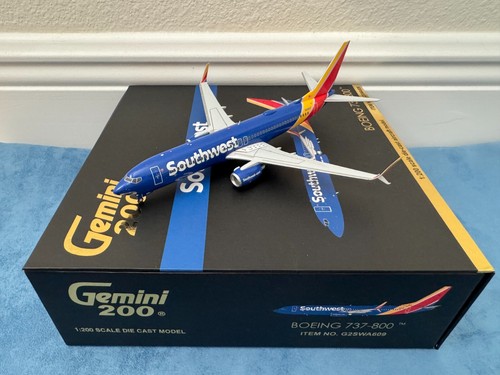 Gemini Jets 1:200 Southwet Boeing 737-800 G2SWA609 #N8662F Rare Model