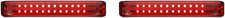 Custom Dynamics Probeam Séquentiel LED Sacoche Léger Noir/Rouge #PB-SBSEQ-HD-BR