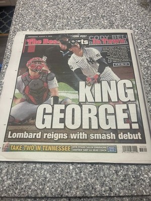 George Lombard Jr. Hits Home Run In MLB Debut New York Post 8/5/2026