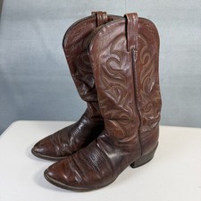 Dan Post Milwaukee Cowboy Boots Mens 9.5 Brow...