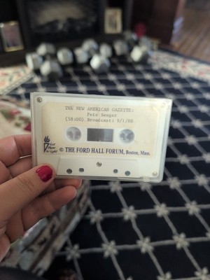 Pete Seeger 9/1/1988 The New American Gazette Cassette The Ford Hall Not Tested