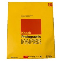 SEALED Kodak Photographic PAPER Ektacolor 37 RC N Med Weight 8X10 25 Sheets