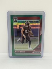 2024 Panini Prizm - #185 Cade Otton Green /5