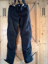Damen Motorradhose VANUCCI TOUR FUN mit Protektoren Gr.36 Schwarz Gebraucht