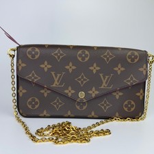 Louis Vuitton Pochette F licie Monogram Canvas Chain Wallet