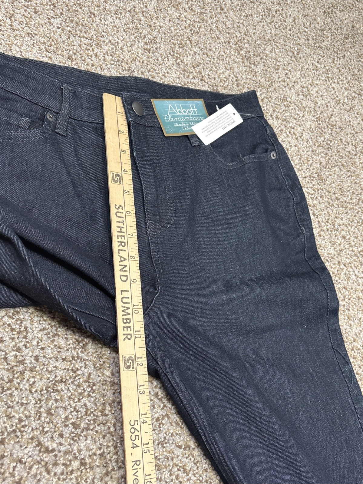 Abbott Elementary Volume 1 Men's Mid Rise Straight Leg Blue Jeans 30x34 Msrp $54 - View 9