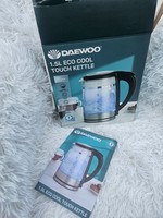  Kettle Daewoo 1.5L Eco Cool Touch Glass