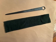Vintage Reed & Barton Manpower Silver Letter Opener w/Cloth Pouch