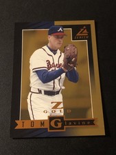 1998 Pinnacle Z Gold /100 Zenith Tom Glavine #39 HOF