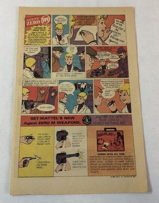 1966 Mattel toys ad page ~ AGENT ZERO M