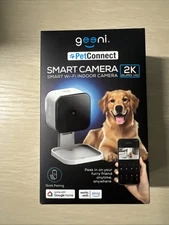 Geeni Smart Indoor Pet Camera, 2K Quad 4 HD Resolution with Voice Control SEALED