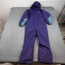 Vintage Patagonia Ski Suit Kids Large One Piece Snow Hooded 90s Retro 65863