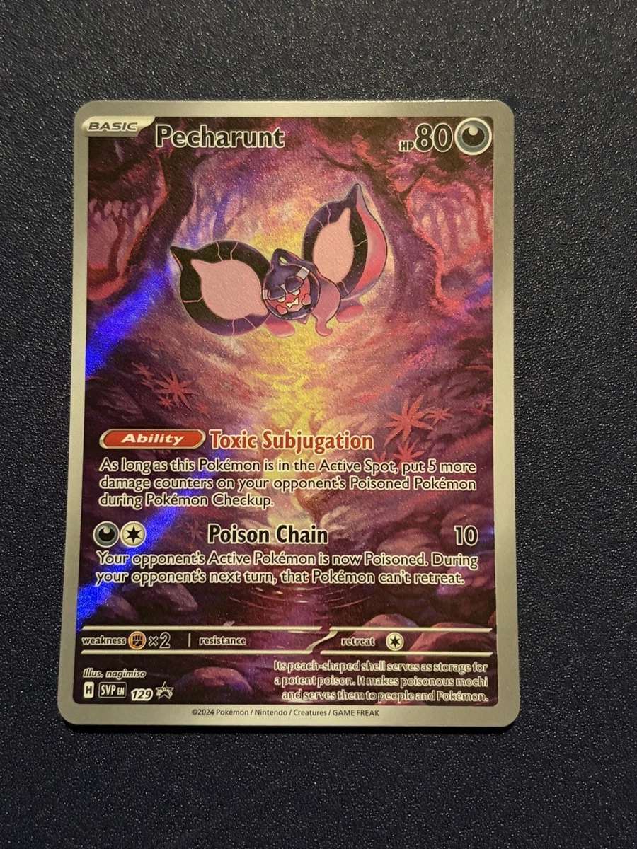 pecharunt pokemon card value 2024 Japanese Sv6a-night Wanderer 039 Ex PSA 10 Graded During your opponents next turn Pecharunt Card Prices & Value