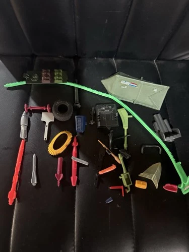 Hasbro GO Joe Parts And Accessories Lot Vehicles, Missiles, Weapons