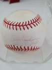 Donn Clendenon Autographed Baseball w/"69 WS MVP" Inscription Steiner COA +Cube