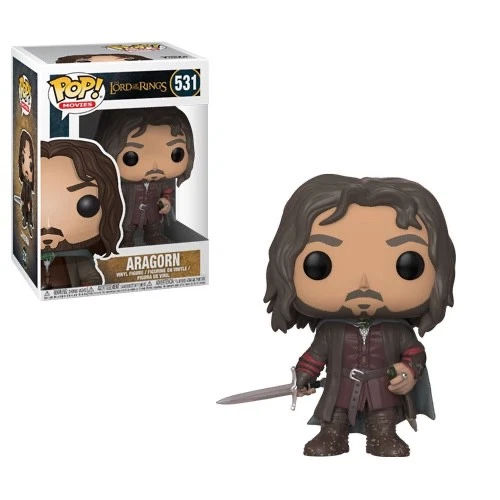 Funko Pop!  Movies #531 The Lord of the Rings LOTR  Aragorn w/Protector