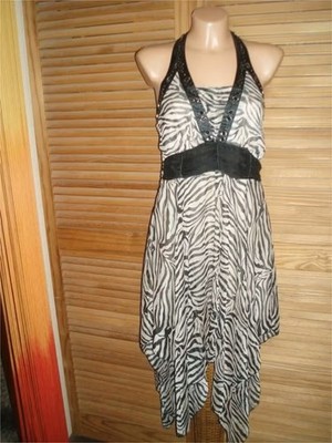 Neckholder-Kleid..Best-Emilie..Gr.S/M/L..Mehrfarbig..Glitzer..Zipfel..Sexy