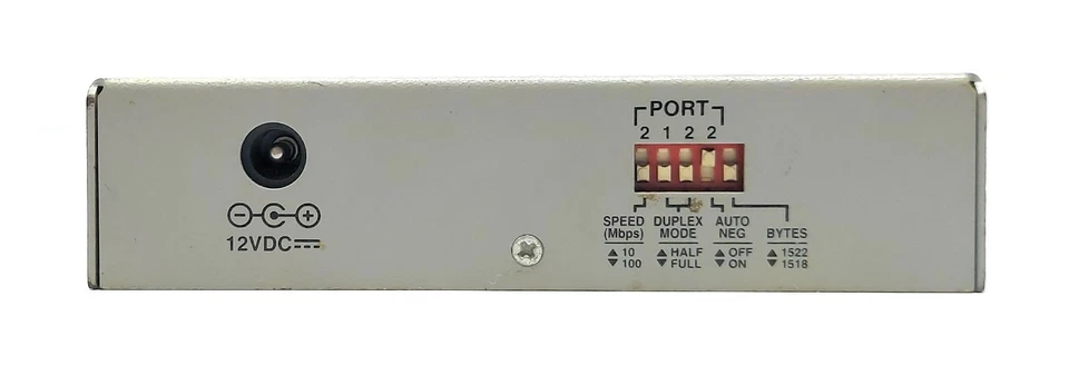 Allied telesyn AT- FS202 IEEE 802.3/802.3U Fast Ethernet Fiber Media Rate Switch - Image 2 of 4