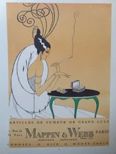 Gazette du Bon Ton Belle Engraving Art Deco Smoker Grand Luxe Mappin & Webb Fashion