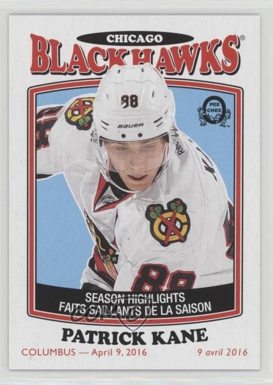 2016-17 O-Pee-Chee Season Highlights Retro Patrick Kane #605 0o5t