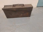 WW2 ORIGINAL GERMAN WEHRMACHT MILITARY MG EMPTY METAL BOX/CONTAINER-5.