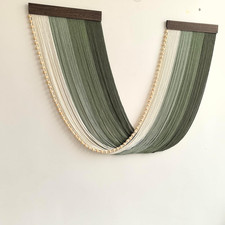 Large Macrame Wall Hanging, Boho Wall Tapestry Decor, Fiber Wall