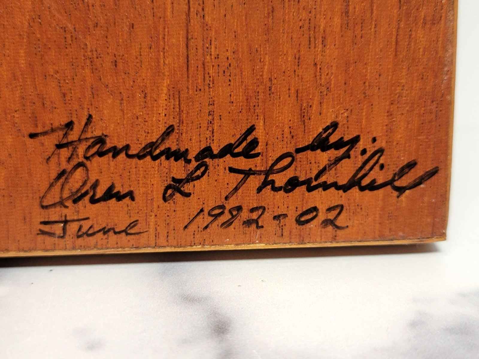 VTG Handmade Wood Inlay Marquetry Cardinal Wall Hanging 11.5" x 14.5" Thornhill