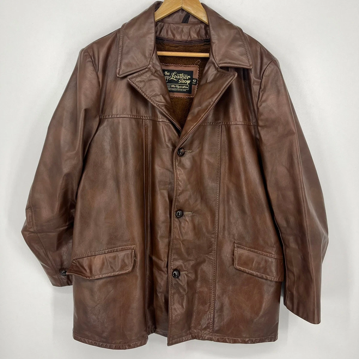1970s Leather Outerwear Coats & Jackets for Men for sale - eBay