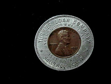 Hollywood CA Turner Loan Company 1934 dated California encased 1920-S penny