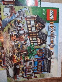 Lego Castle 10193 Medieval Market Village Used Instruction Manuals No Bricks