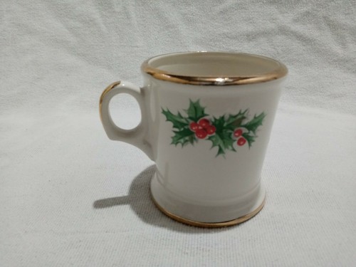 Vintage Union Banking Co. Oh Old Fashioned Kaffeebecher Tasse Weihnachtsstern Weihnachten - Bild 3 von 6