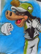 ORIGINAL URBAN U.P GEAR POWER PAMOOLA DISNEY, 2 SIDED ADULT T-SHIRT RARE LARGE L