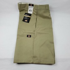 NEW Dickies Size 32 Khaki 13" Loose Fit Shorts Multi Pocket Work 42283KH Tan