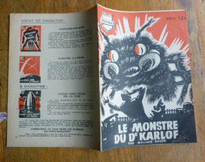 WALLACE EDGER LE MONSTRE DU Dr KARLOF Coll FUTURA 