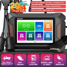 Fcar F802 Pro All System Diesel Heavy Duty Truck Diagnostic Scanner DPF Regen 