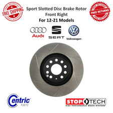 StopTech Sport Slotted Disc Brake Rotor Front Right For Audi, Seat, Volkswagen