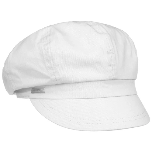 SEEBERGER Azalee Ballonmütze Damencap Newsboy-Mütze Balloncap Baumwollcap