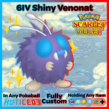 ✨ Shiny Venonat 6IV ✨ Pokemon Scarlet & Violet 🚀 Fast 🚀