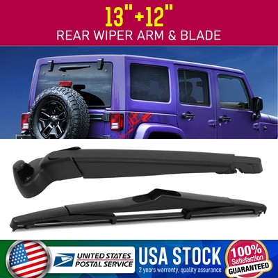 Waterproof  13''+12'' Super Clean Windshield Rear Wiper Blade Set OEM#replace