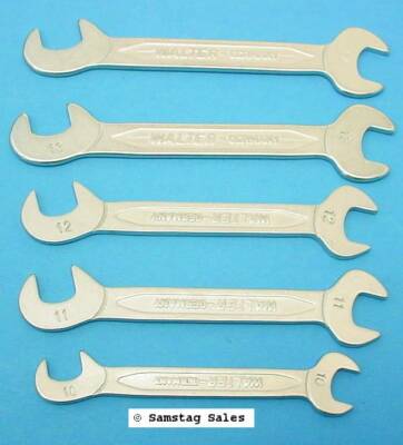 Carl Walter Germany Thin Double Open-End Metric Spanner Wrench Set Elektro 160