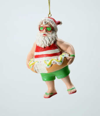 Weihnachtsmann mit Donat Christbaumschmuck Kurt S. Adler